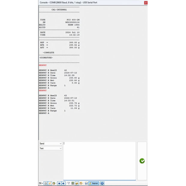 BalanceConnection Standard KERN SCD-4.0-DLS05