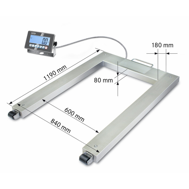 Waga paletowa IoT-Line KERN UXC 1.5T-4M
