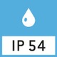 Ochrona przed pyłem i bryzgami wody IP54