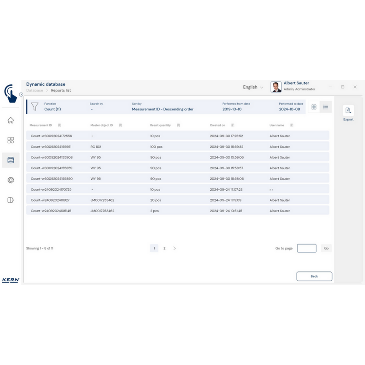 KERN EasyTouch SET-32 Count