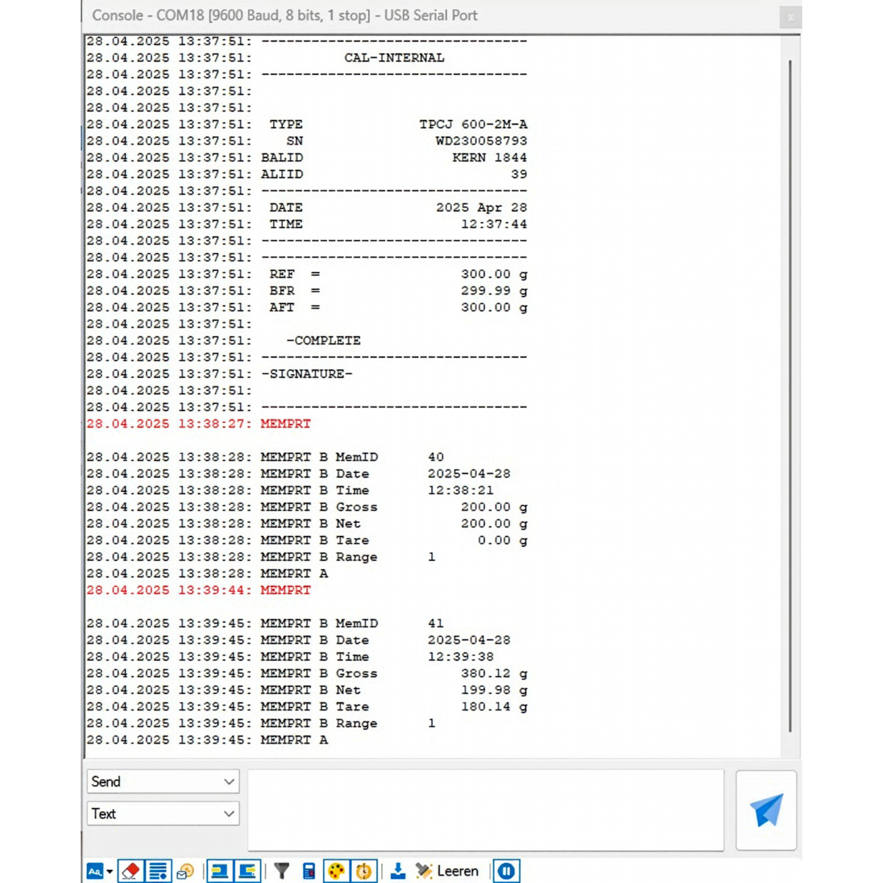 BalanceConnection Standard KERN SCD-4.0-DLS05
